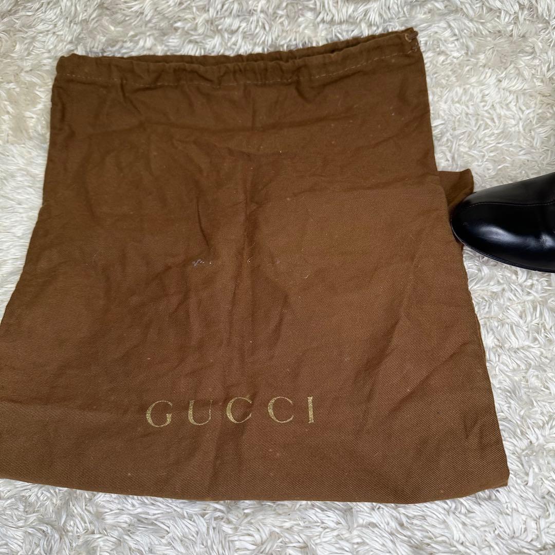 美品】GUCCI ジョッキーブーツ G金具 インターロッキング 黒 23cm