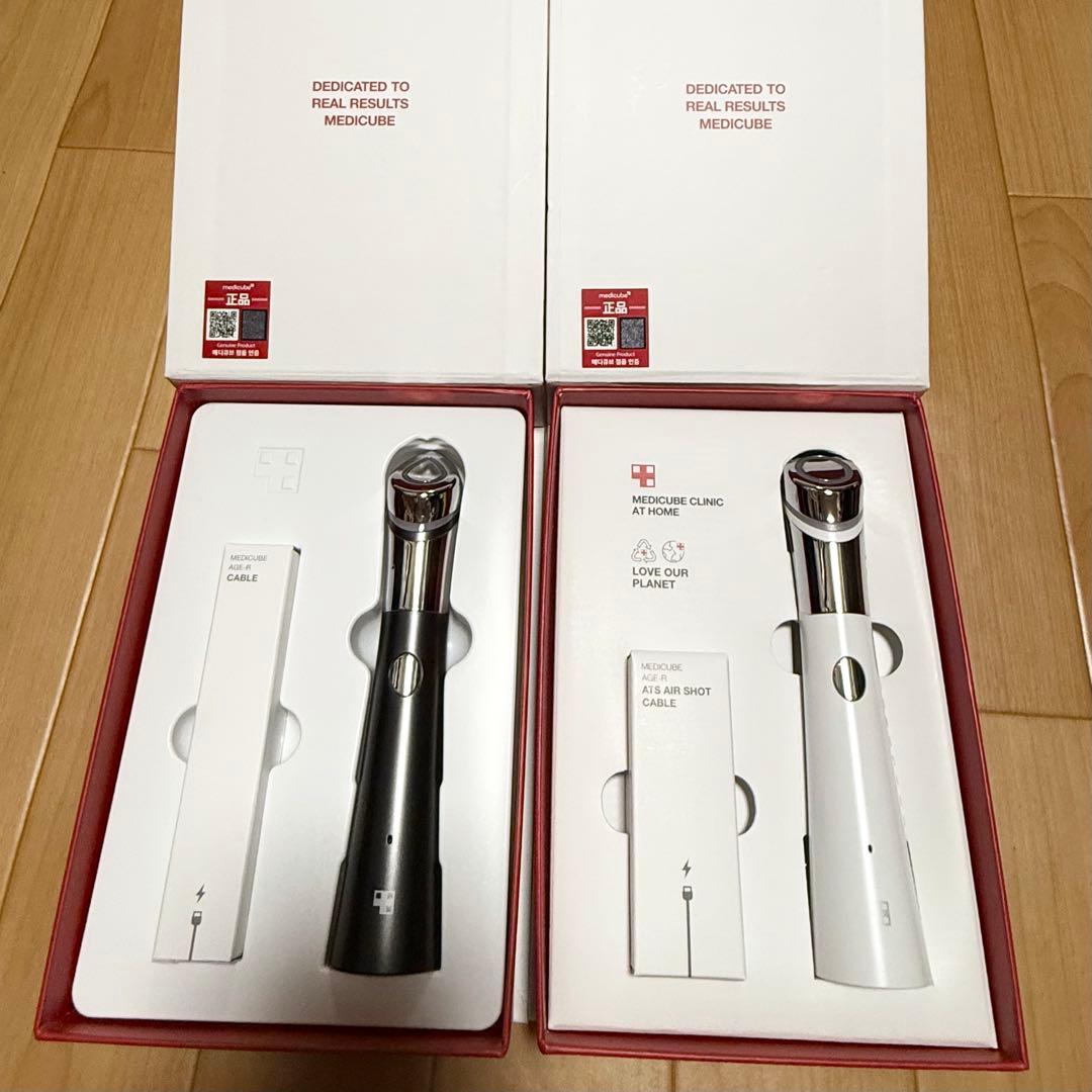 AGE-R BOOSTER-H DEVICE ATS AIR SHOT 美顔器 Amazon.com: Medicube Age-R ATS Air Shot - 微針毛孔緊緻護膚裝置,可