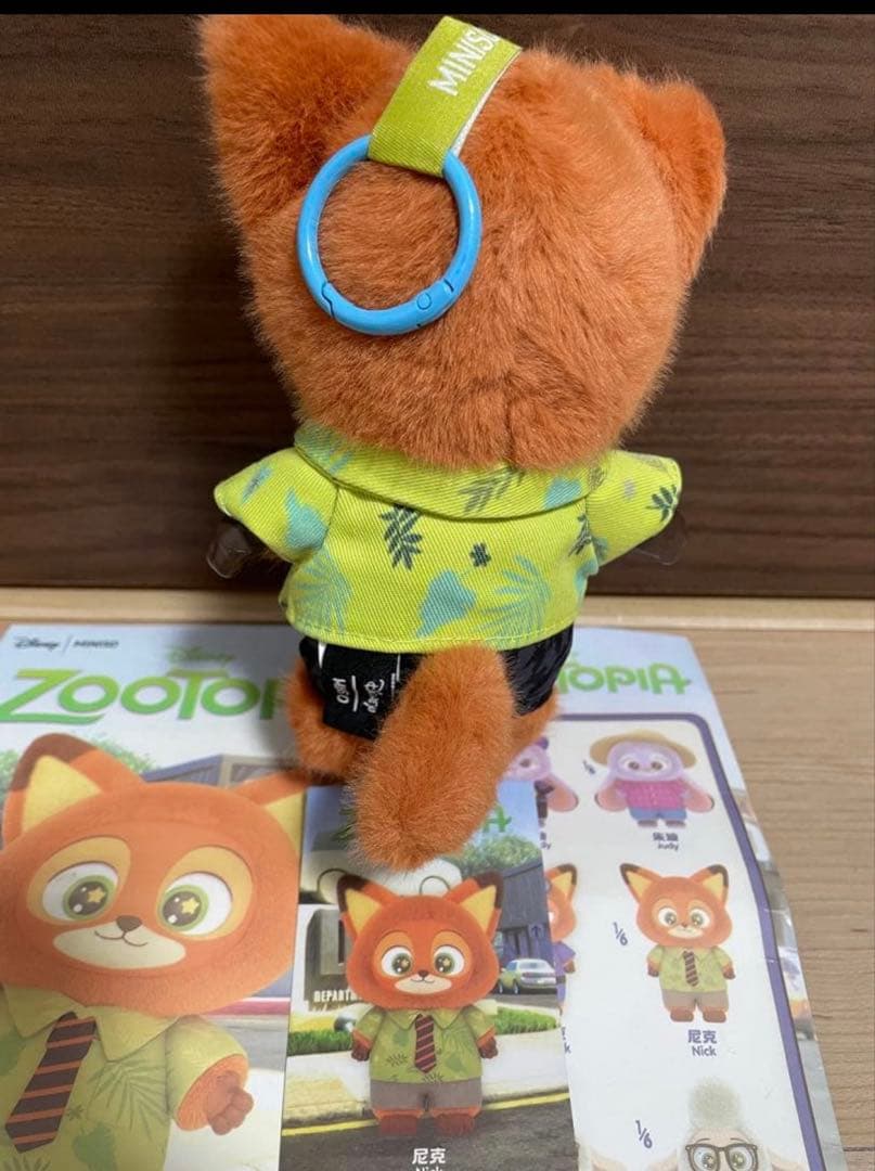 miniso ズートピア クレイジーアニマル ニック ぬいぐるみ - メルカリ