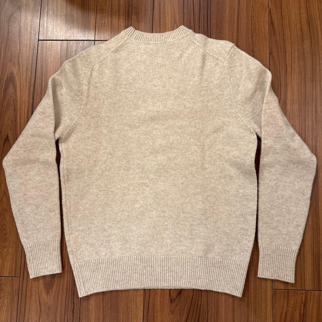 ぼんさま専用】MAISON KITSUNE クルーネックニット アイボリー - メルカリ
