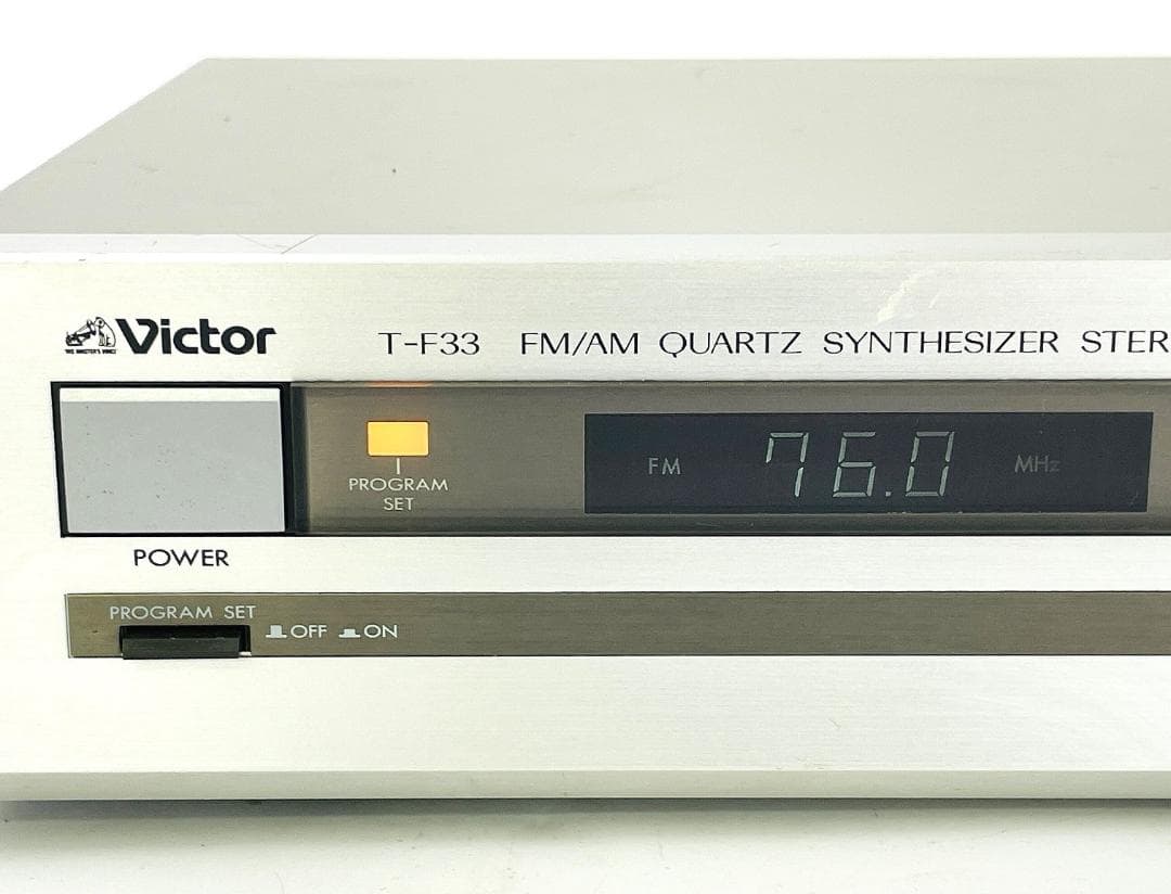 完動品】VICTOR T-F33 FM/AMシンセサイザー チューナー - メルカリ