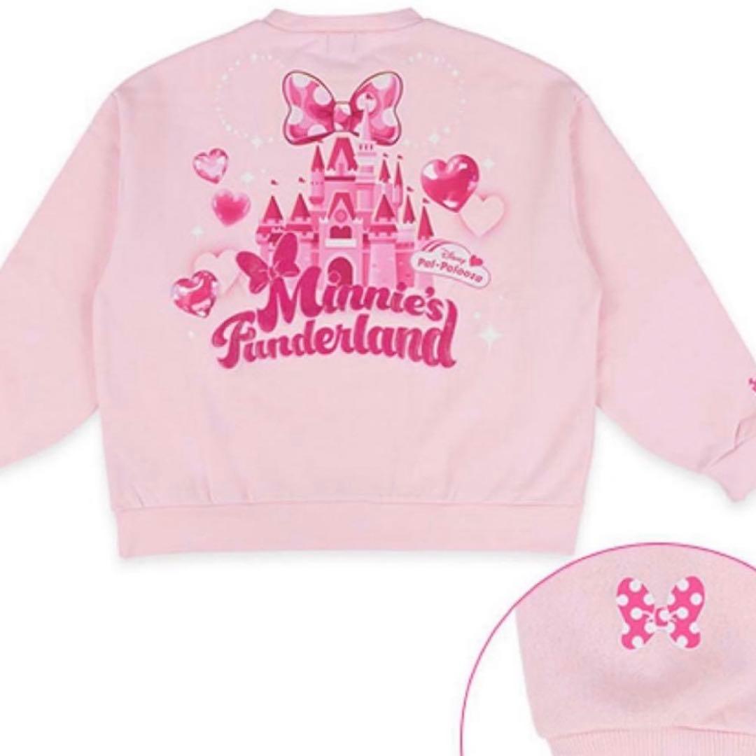 ディズニーDisney パルパルーザ ミニー スウェット ピンク トレーナー