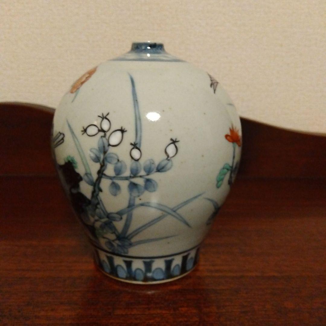 染錦花鳥文つぼ 六代佐藤走波作 - メルカリ