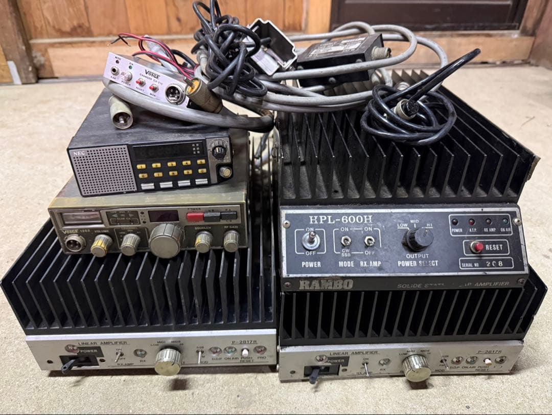 P-2817R.HPL-600 リニアアンプリファイア　接続ケーブルなど P-2817R.HPL-600 リニアアンプリファイア 接続ケーブルなど - メルカリ