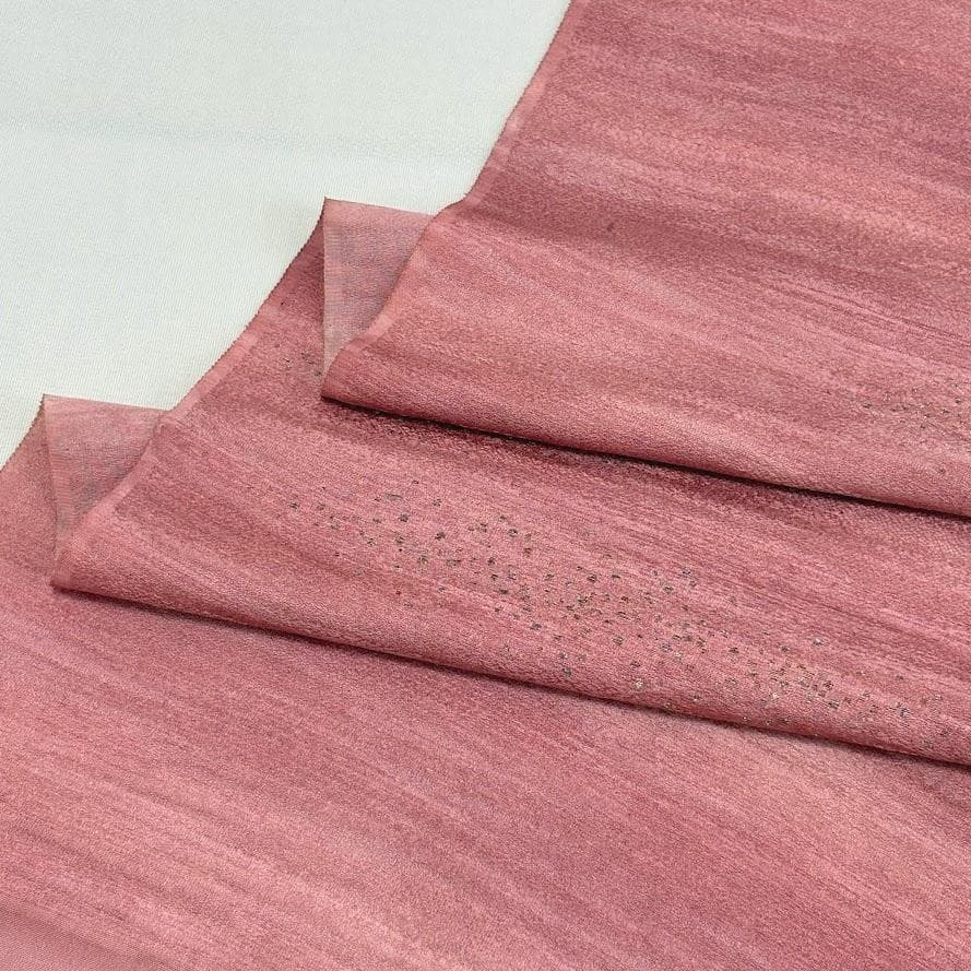 ゆりのはな 色無地着尺 寿光織 反物 着尺 ボカシ染め 金糸入り 正絹