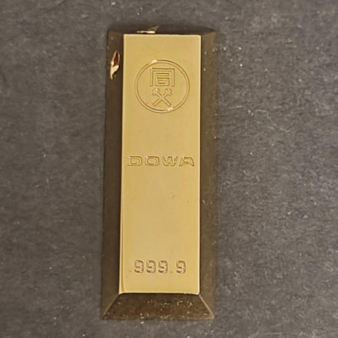 レア DOWA 999.9 純金バー レプリカ ゴールドバー 縁起物 金運 - メルカリ