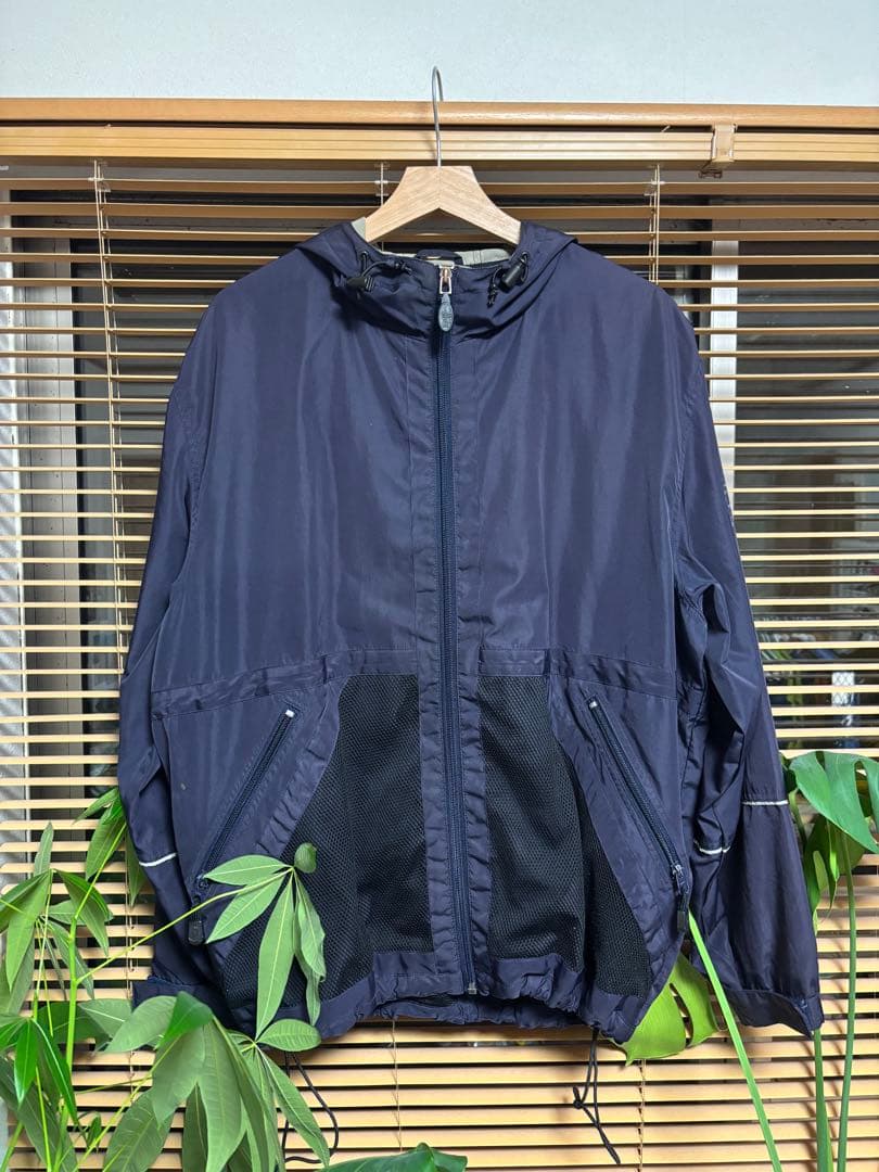 希少】90s STUSSY Nylon Jacket Navy archive - メルカリ