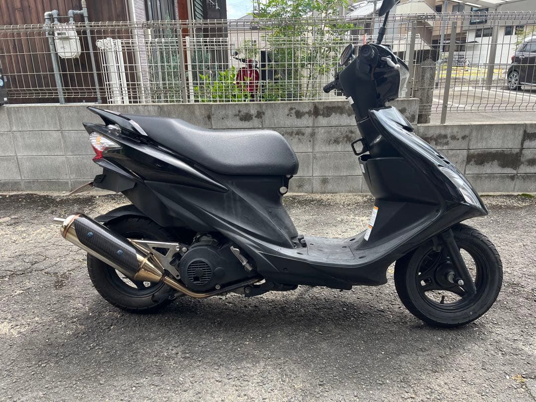 アドレスV125G/V125S ボアアップ対応隔壁マフラー - メルカリ