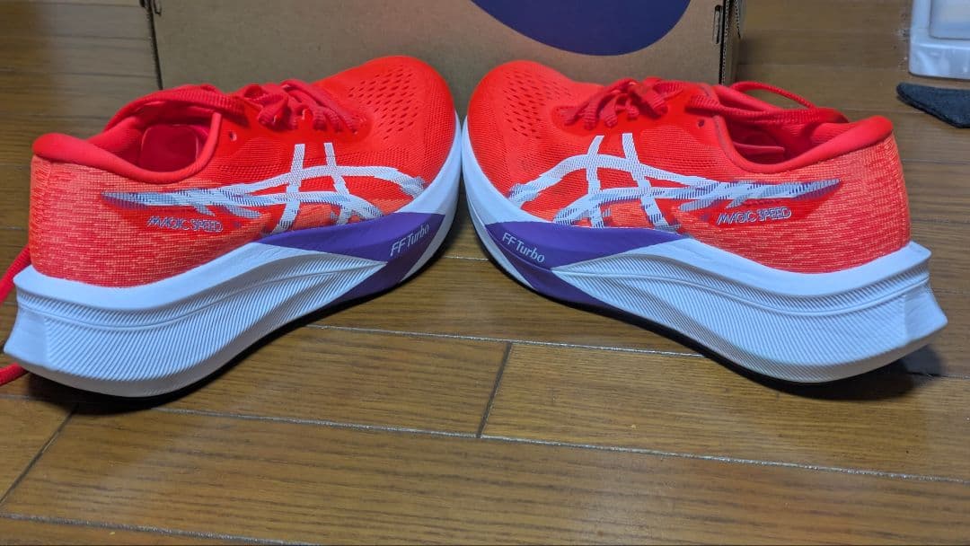 ASICS MAGIC SPEED 4 25.0cm レッド