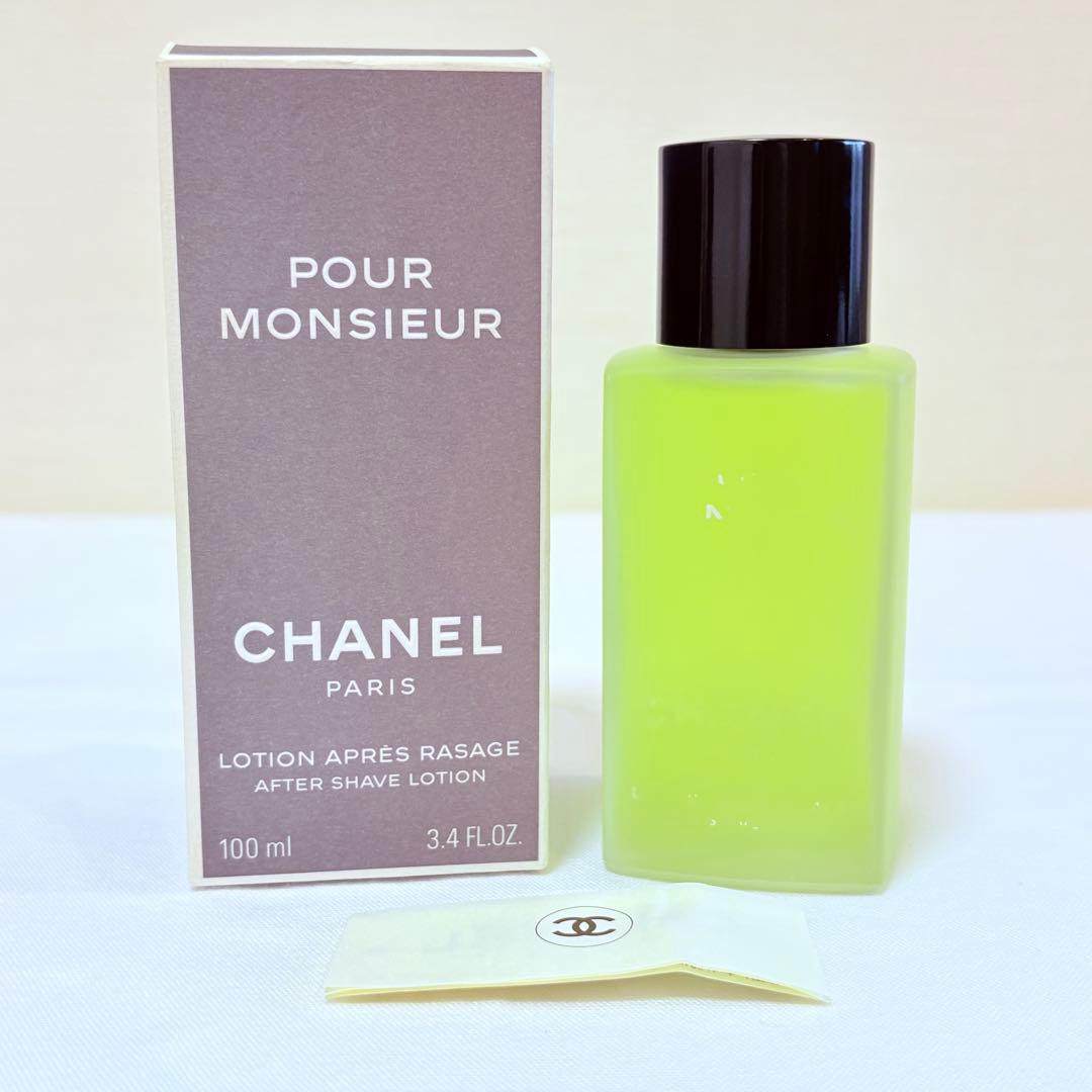 新品未使用　シャネル プールムッシュウ　アフターシェーブローション　100ml プールムッシュウアフターシェイヴローション(シャネル)の通販・口コミ