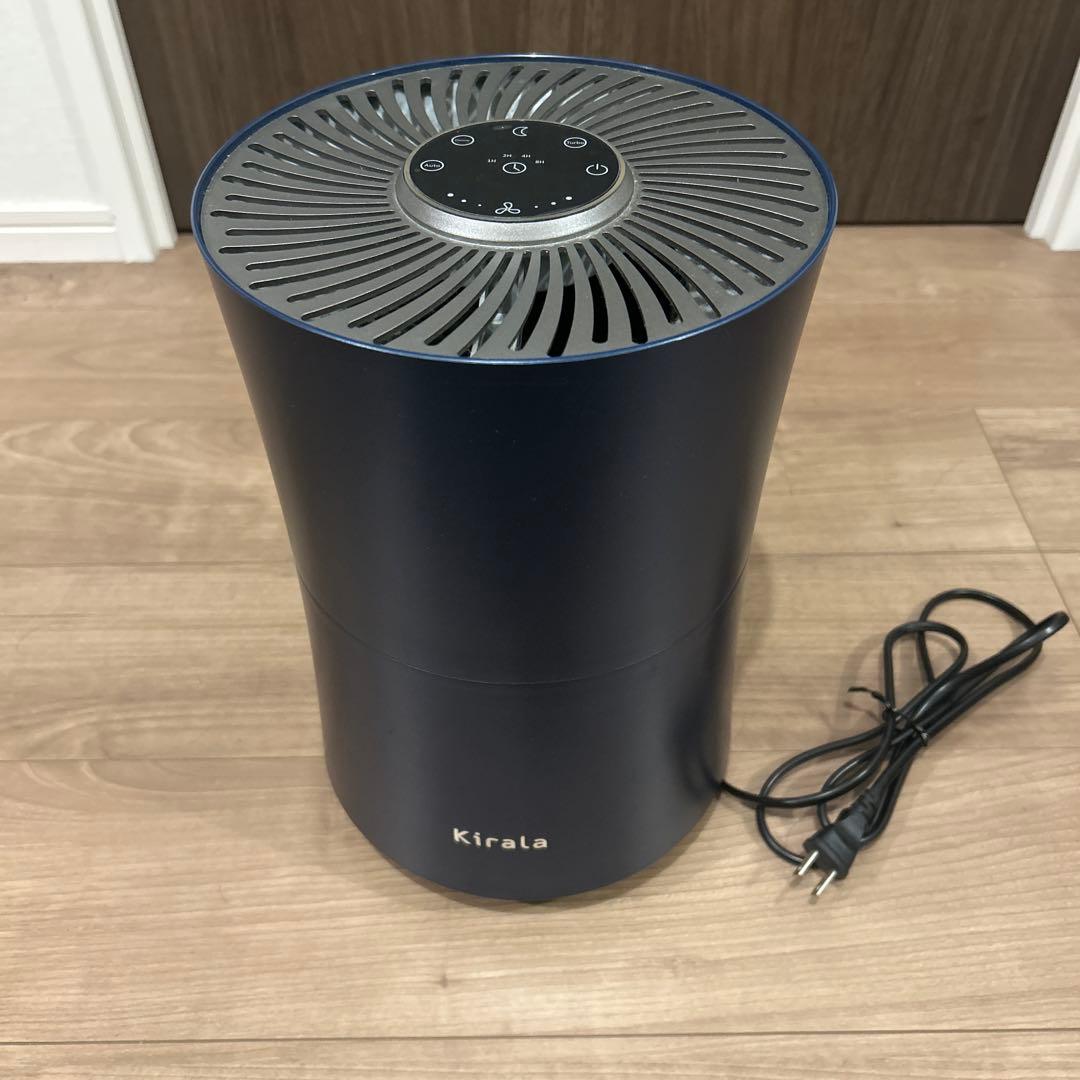 Kirala 空気清浄機 ネイビー - メルカリ