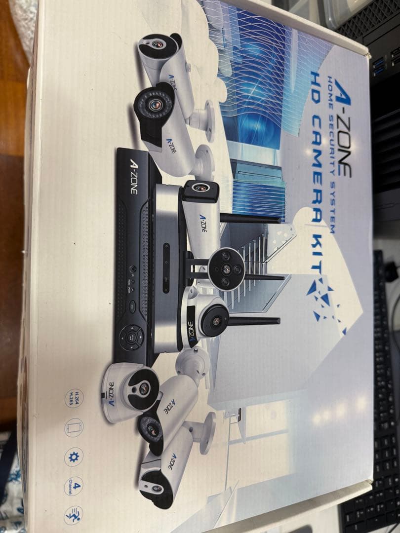 A-ZONE 100万画素タイプ 監視カメラ 防犯カメラ ワイヤレス