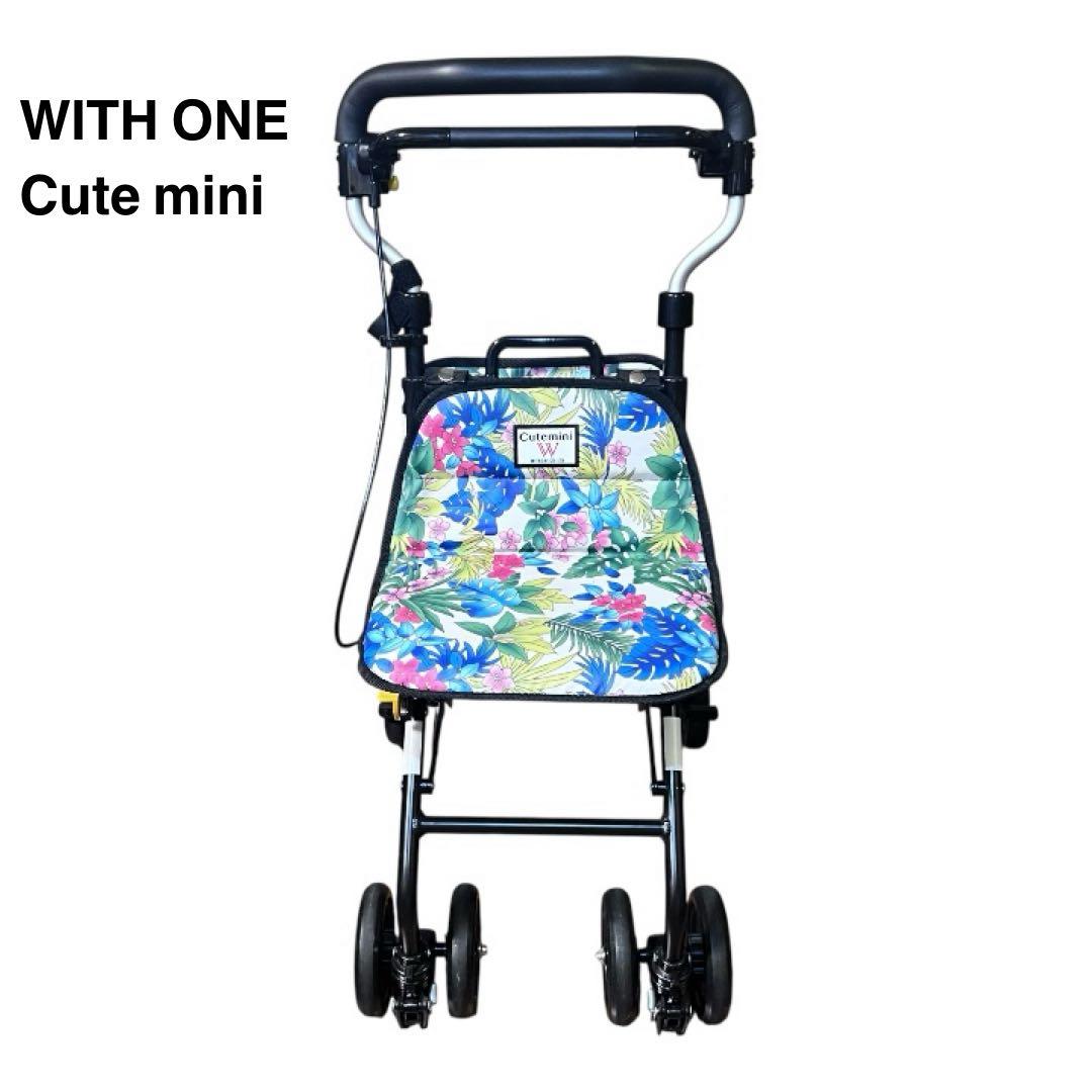 シルバーカー ウィズワン キュートミニW シルバーカー フローラル