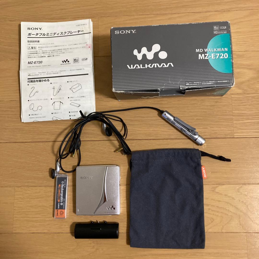 ソニーMDウォークマン SONY MD WALKMAN MZ-E720 - メルカリ