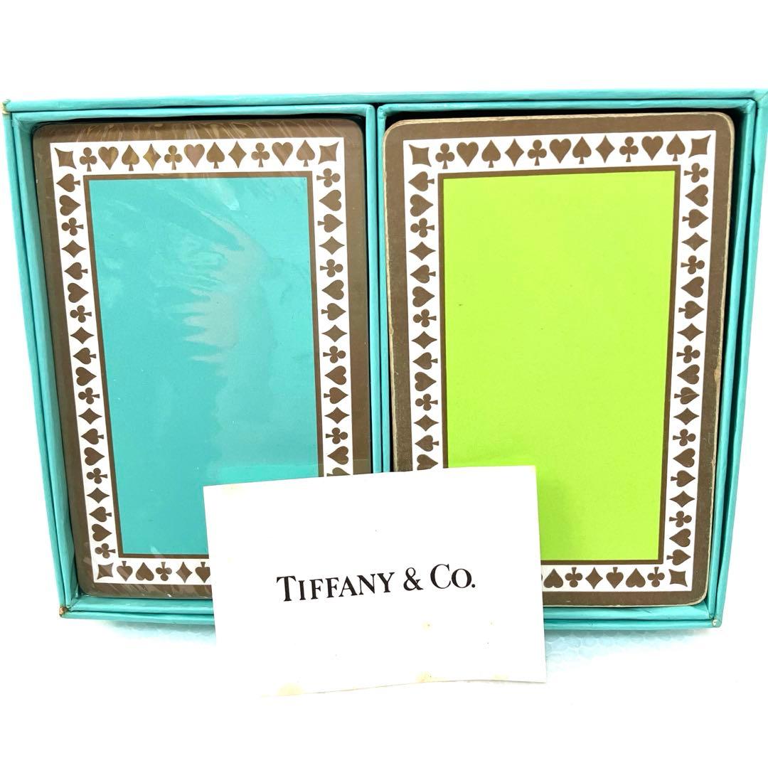TIFFANY&Coティファニートランプ 2点セットブルー系× グリーン系