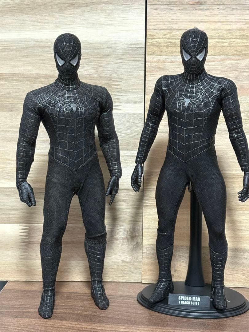 カスタム品 ホットトイズ スパイダーマン ブラックスーツ フィギュア