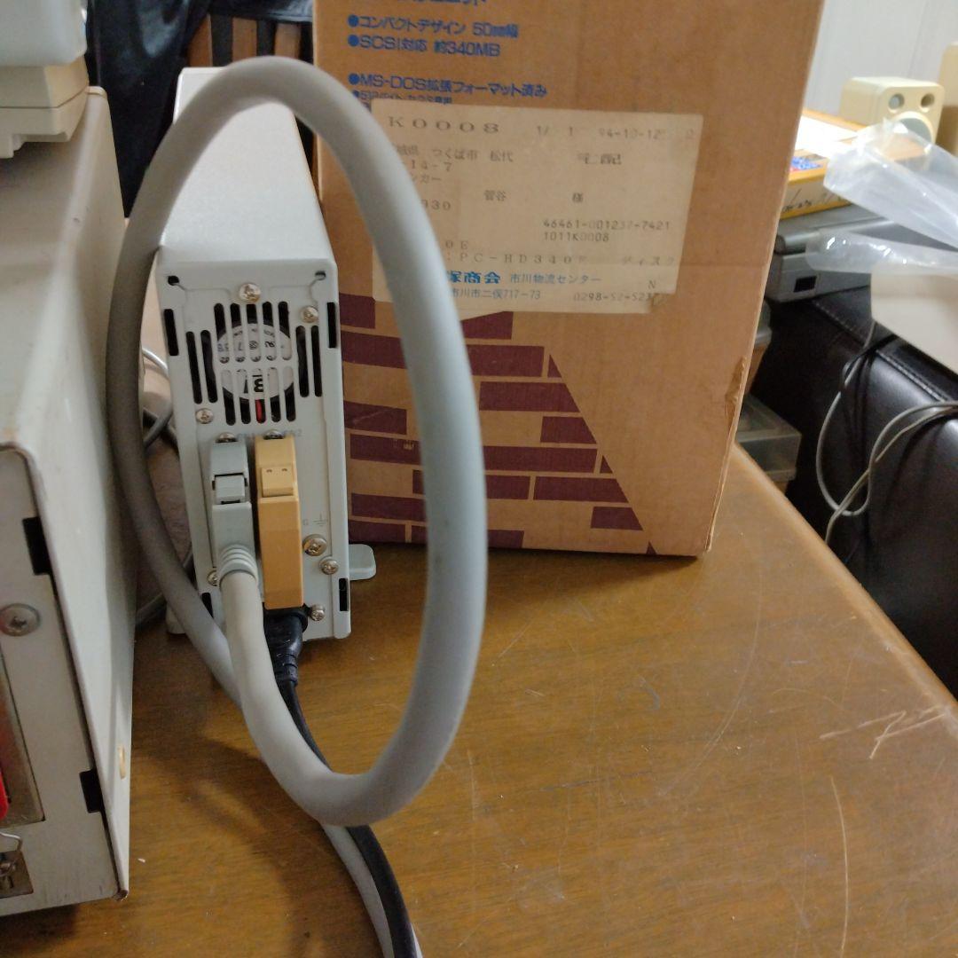 □NEC SCSI HDD 340M 箱、ケーブル、終端付 ジャンク 美品の通販はau
