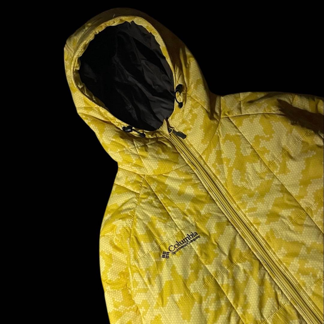 hooded puffer jacket 迷彩 ハニカム L - メルカリ