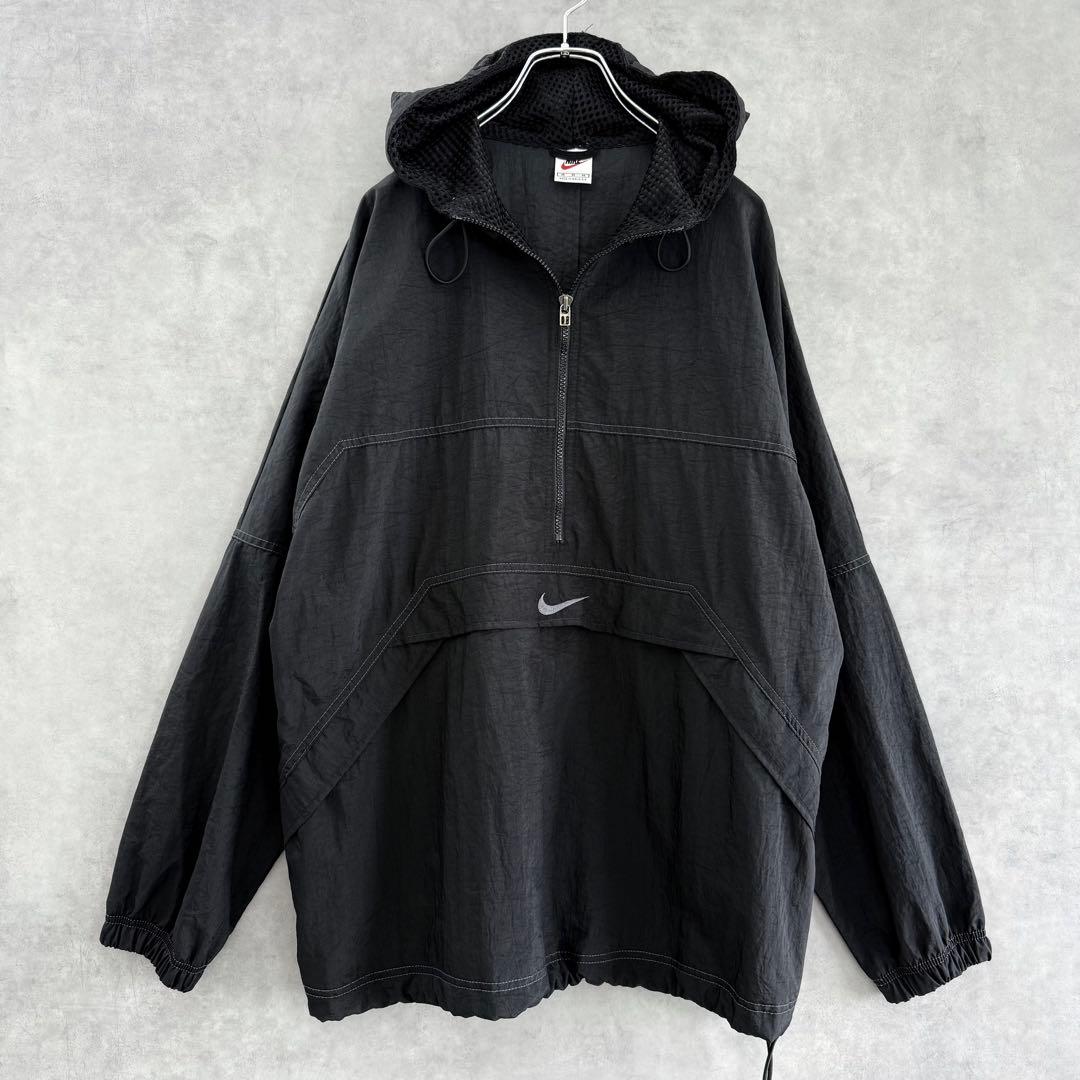 90s OLD NIKE ナイキ アノラックパーカー ナイロンジャケットXL相当