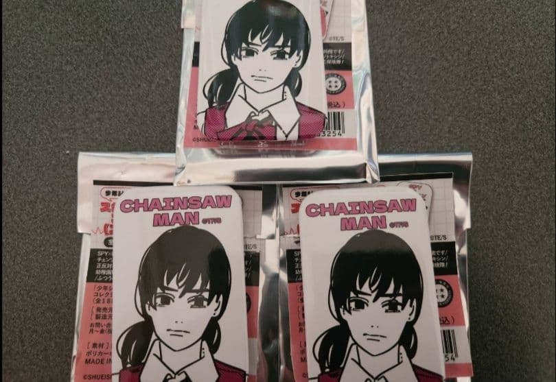 少年ジャンプ＋スクエア缶バッジチェンソーマン 三鷹アサ 3個セット