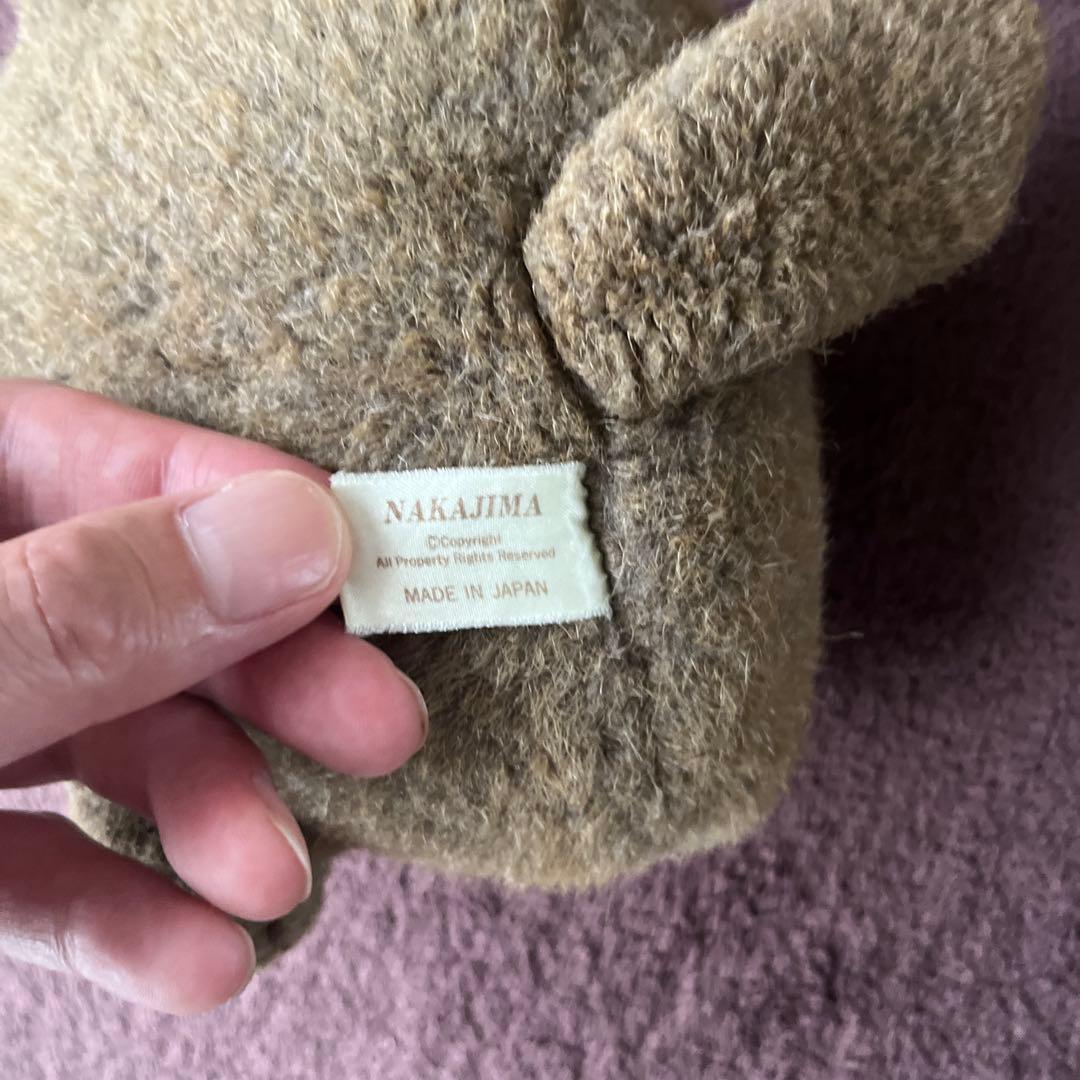 中嶋製作所/Heart＆Heart/たん太/たぬき/ぬいぐるみ/昭和レトロ - メルカリ