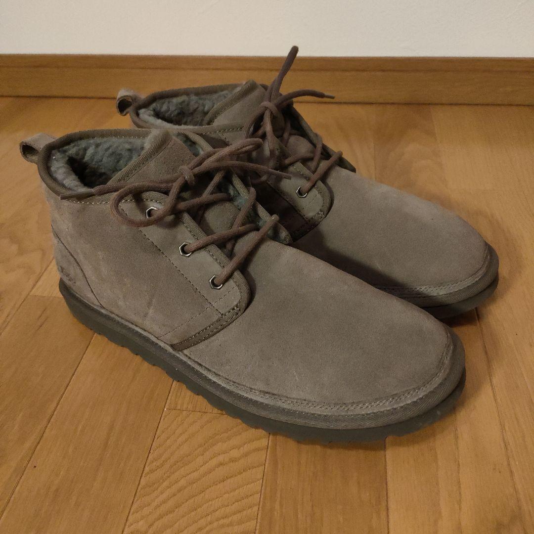 UGG グレー スエード ムートンブーツ 30.5cm S/N 3236