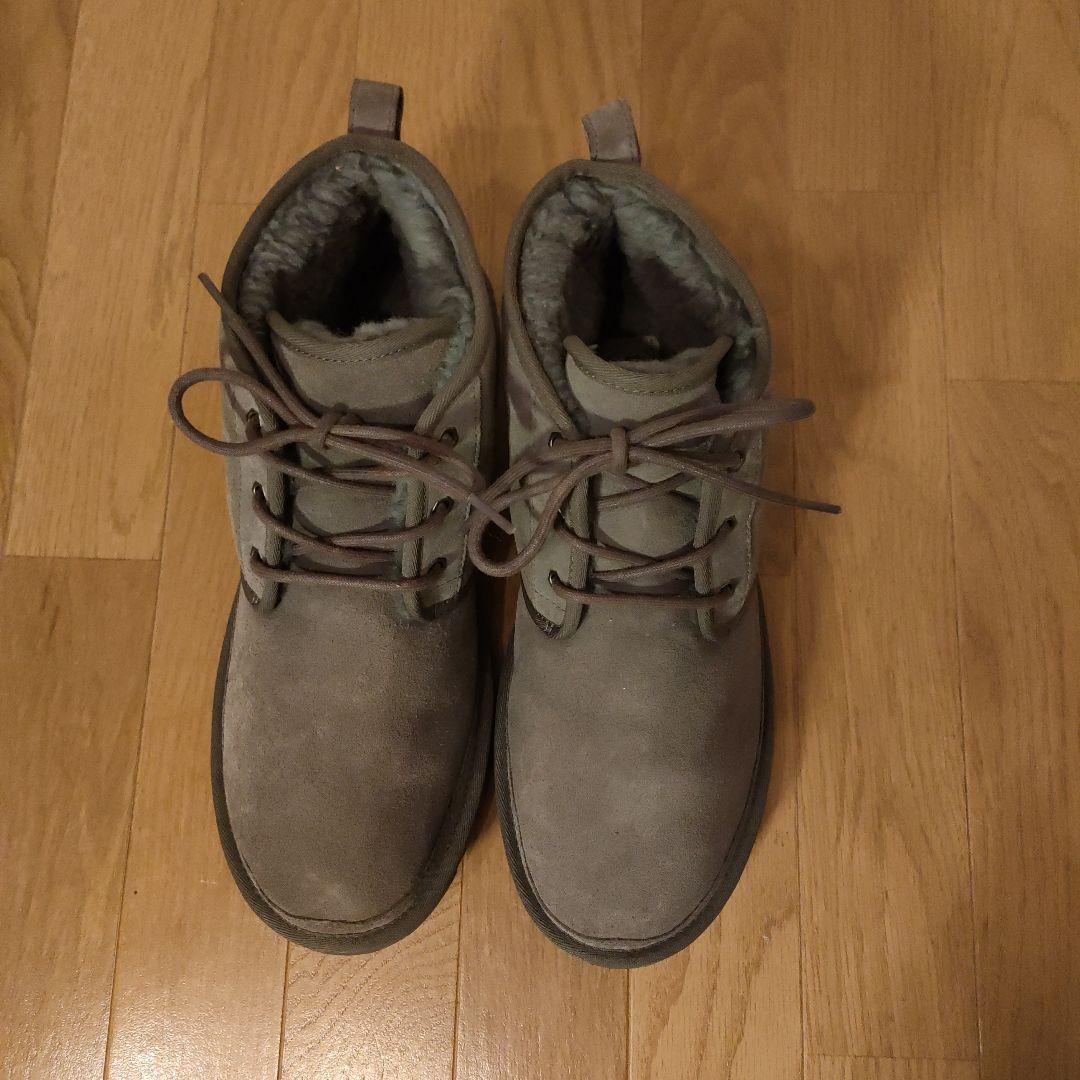 UGG グレー スエード ムートンブーツ 30.5cm S/N 3236
