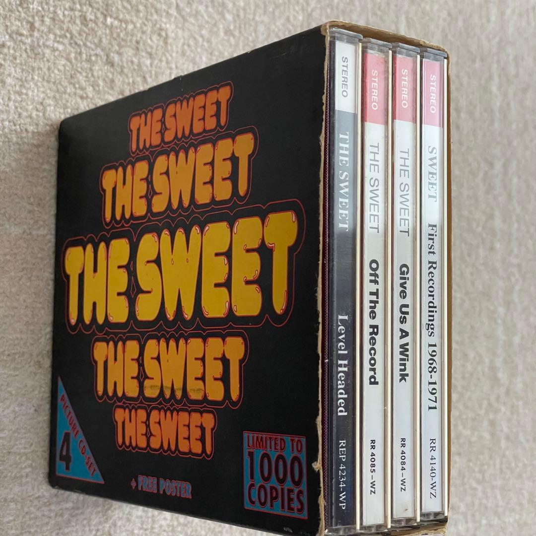 鬼レア・全世界1000セット限定】THE SWEET/ ピクチャーCD 4枚組