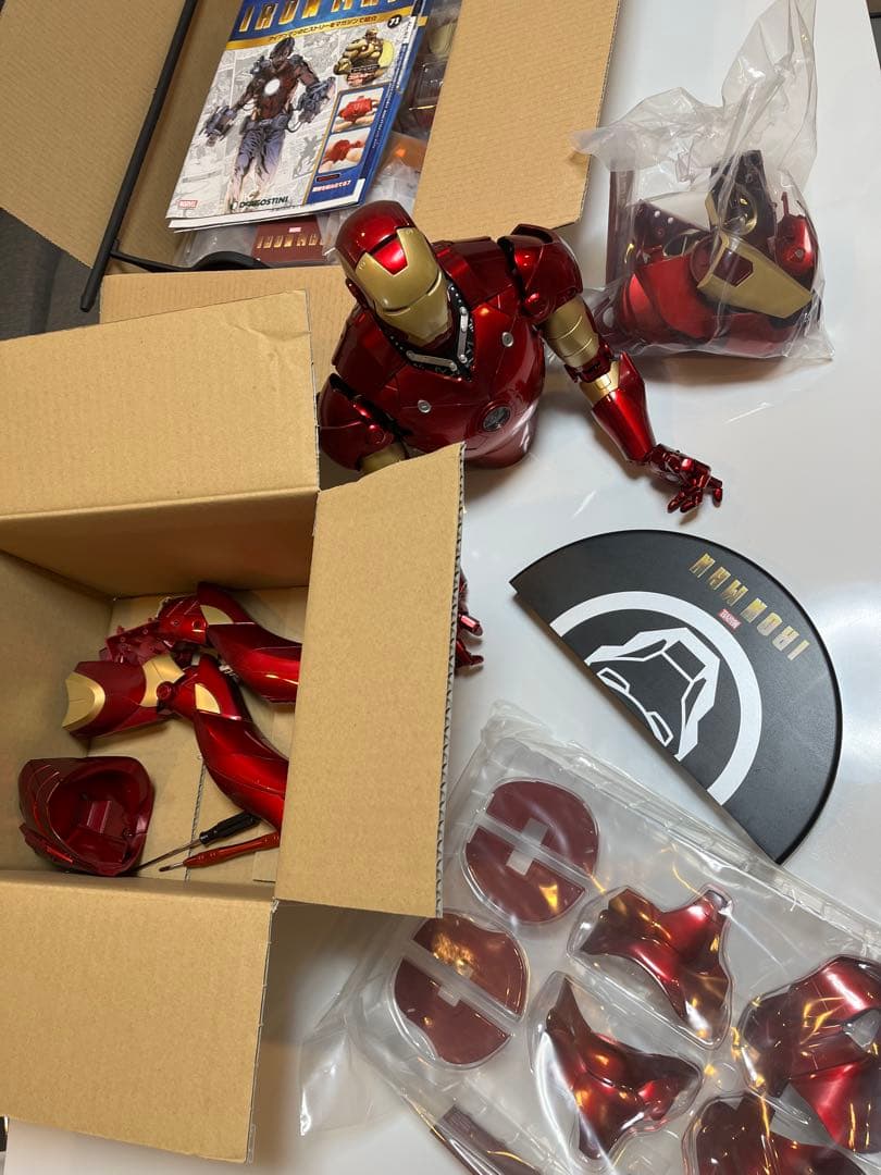 訳ありディアゴスティーニ 欠品あり アイアンマン フィギュア 約30cm