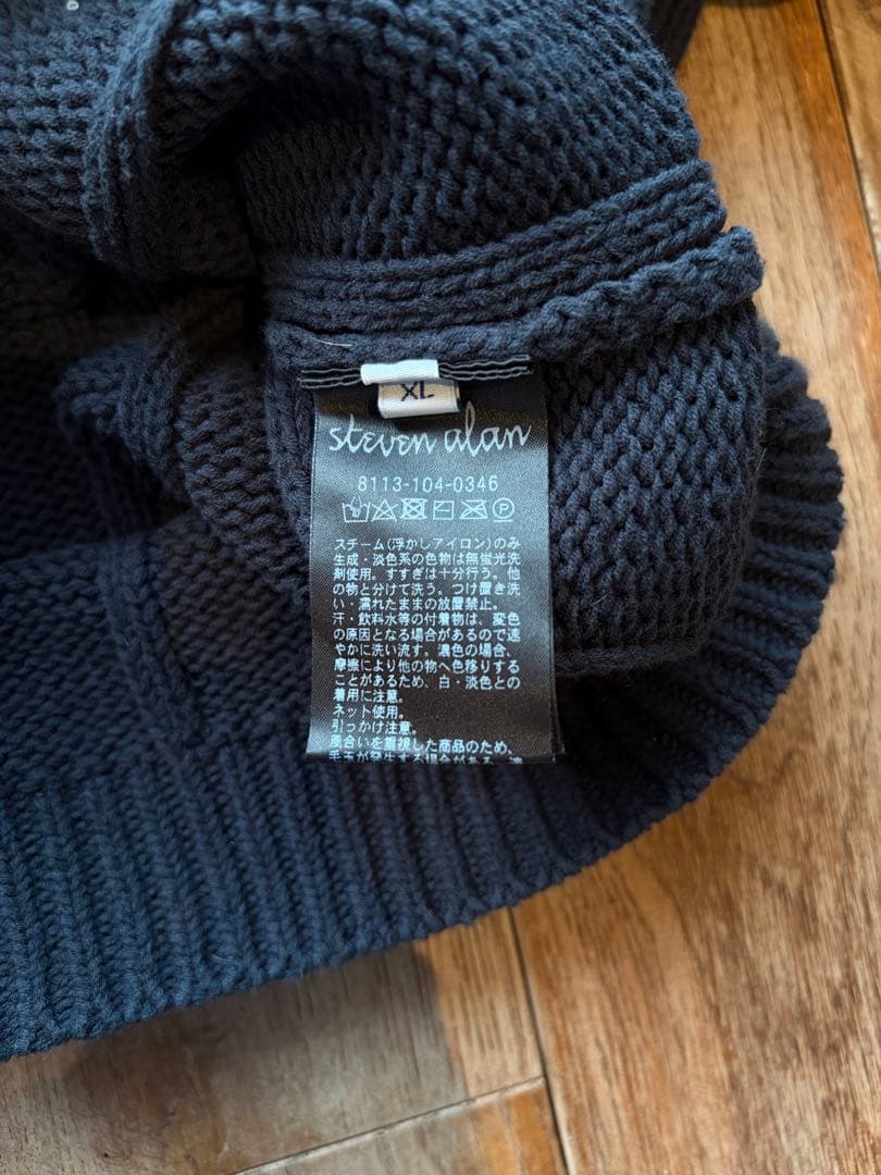 steven alan ハーフジップ ニット - メルカリ