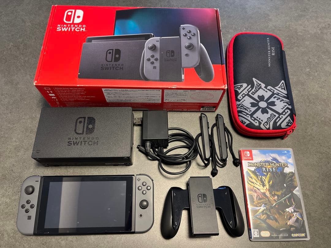 Nintendo Switch 本体 グレー付属品付き＋モンハンライズ モンハンライズ」仕様のSwitch本体セットが本日発売！ メイン