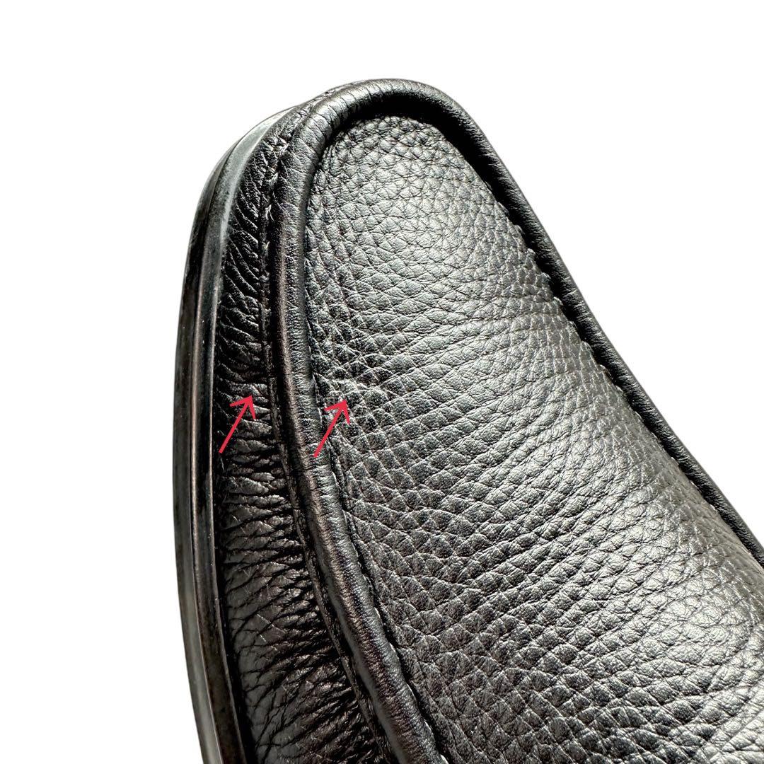 ☘️極美品 サルヴァトーレフェラガモ モカシン ガンチーニ シボ革