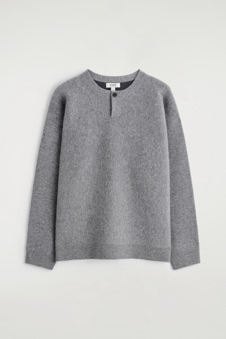 COS ダブルフェイスメリノウールヘンリーニット COS ダブルフェイスメリノウールヘンリーニットの通販はau PAY