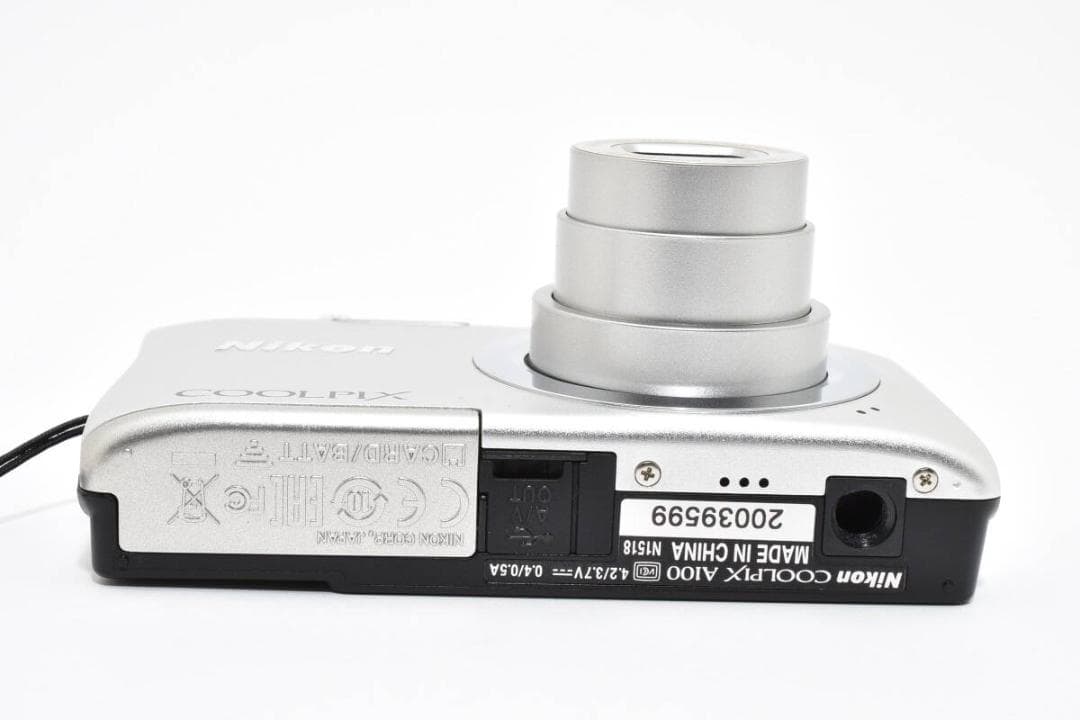 美品】Nikon ニコン COOLPIX A100 シルバー 動作確認済 - メルカリ