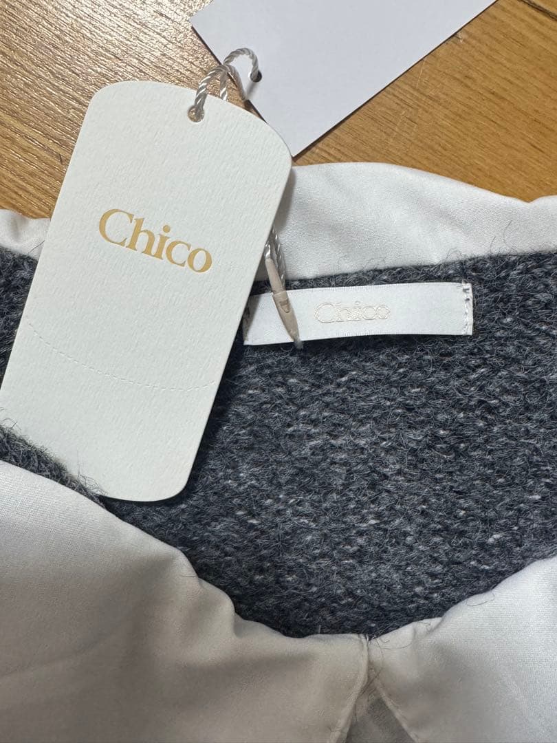 セーラー襟付きシャギールーズニット namiコラボ Chico - メルカリ