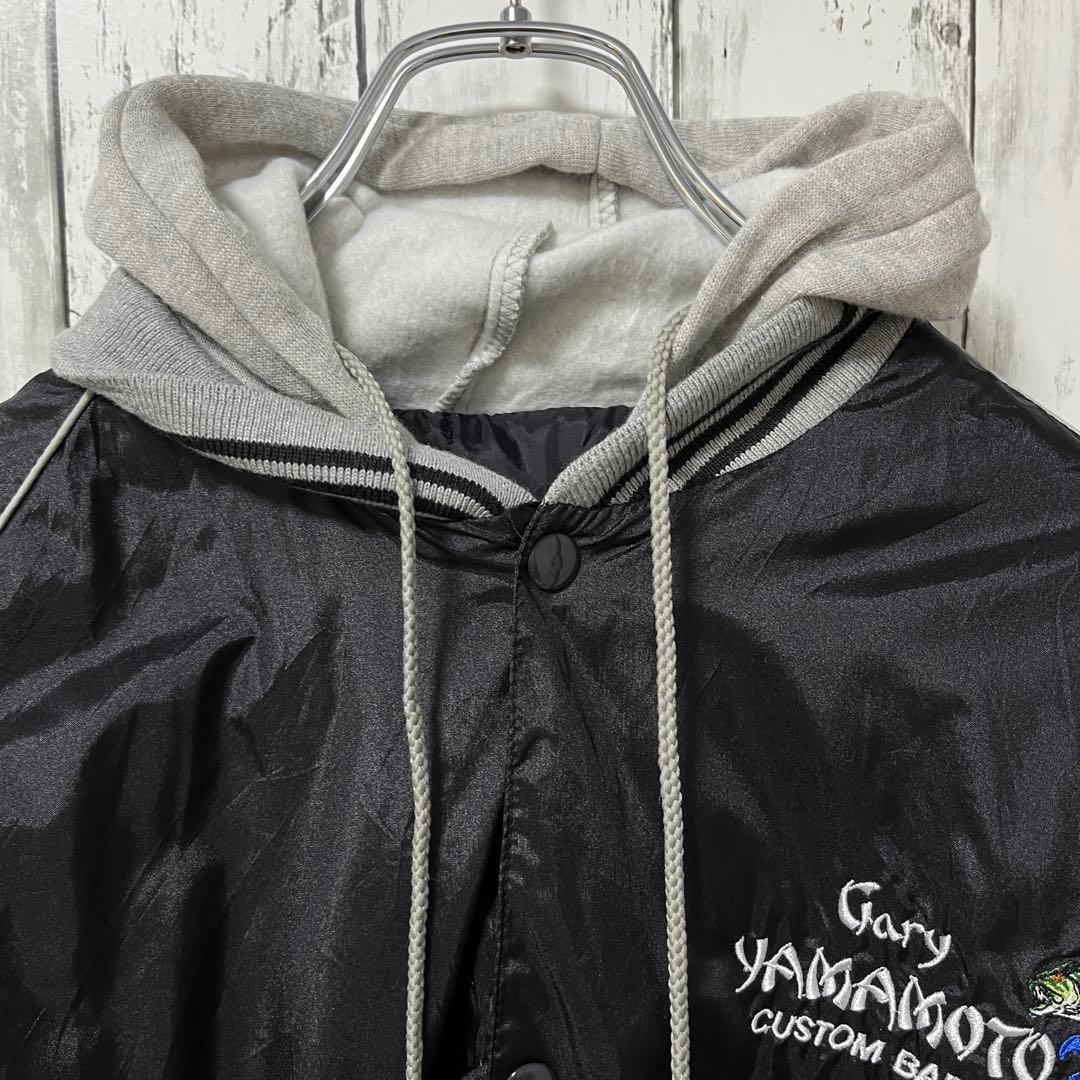 ゲーリーヤマモト 90s スタジャン ブラック ヴィンテージ Lサイズ
