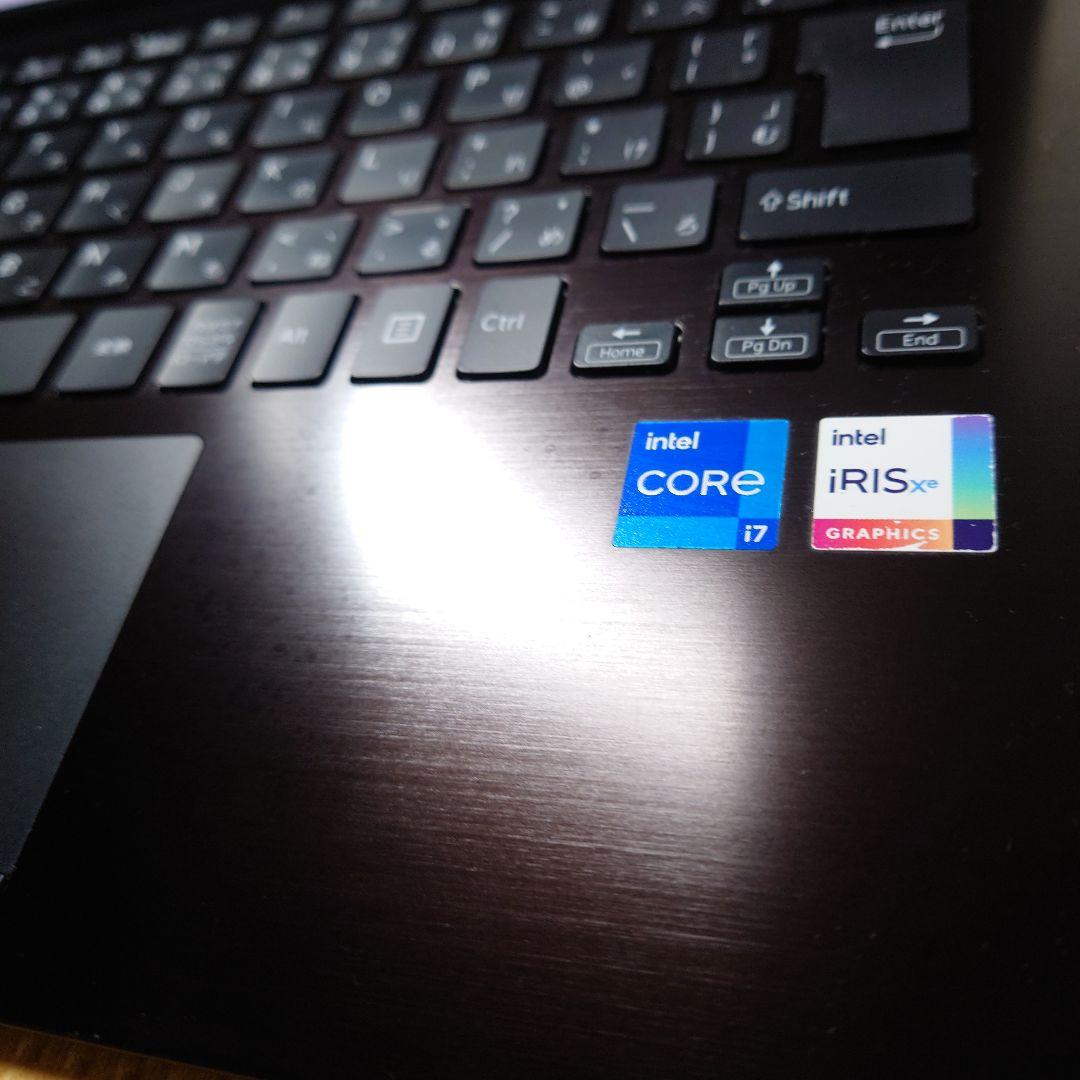 11世代i7！メモリ16G！大画面！VAIO proPK21！ノートパソコン！②