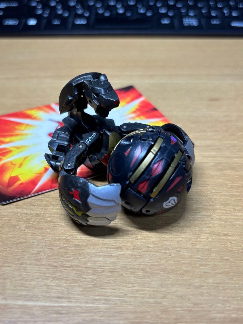 爆丸 ウィンデッキ　扇ドミル&陣ドグマ&吼オドス カード付き（1枚欠損）