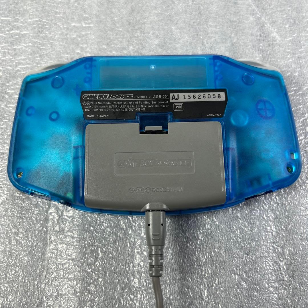 動作品】ゲームボーイアドバンス IPS液晶交換品ACアダプターセット