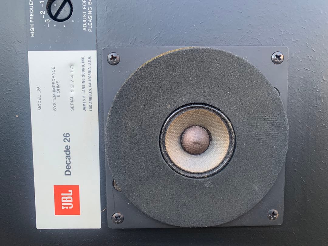 JBL MODEL L26 decade ペアスピーカー 動作確認済 - メルカリ