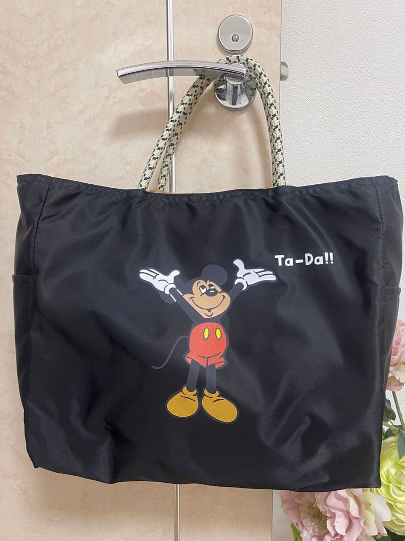 ★超備品★ NOMADISトートバッグブラックディズニーコラボ NOMADIS（ノマディス） トートバッグ 別注「NOMADIS/ノマディス」SAC2