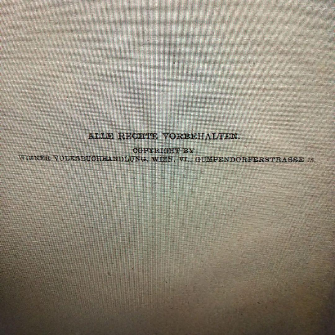 金融資本論 ヒルファディング著 独語原書 1923年 ウィーン 世紀超え