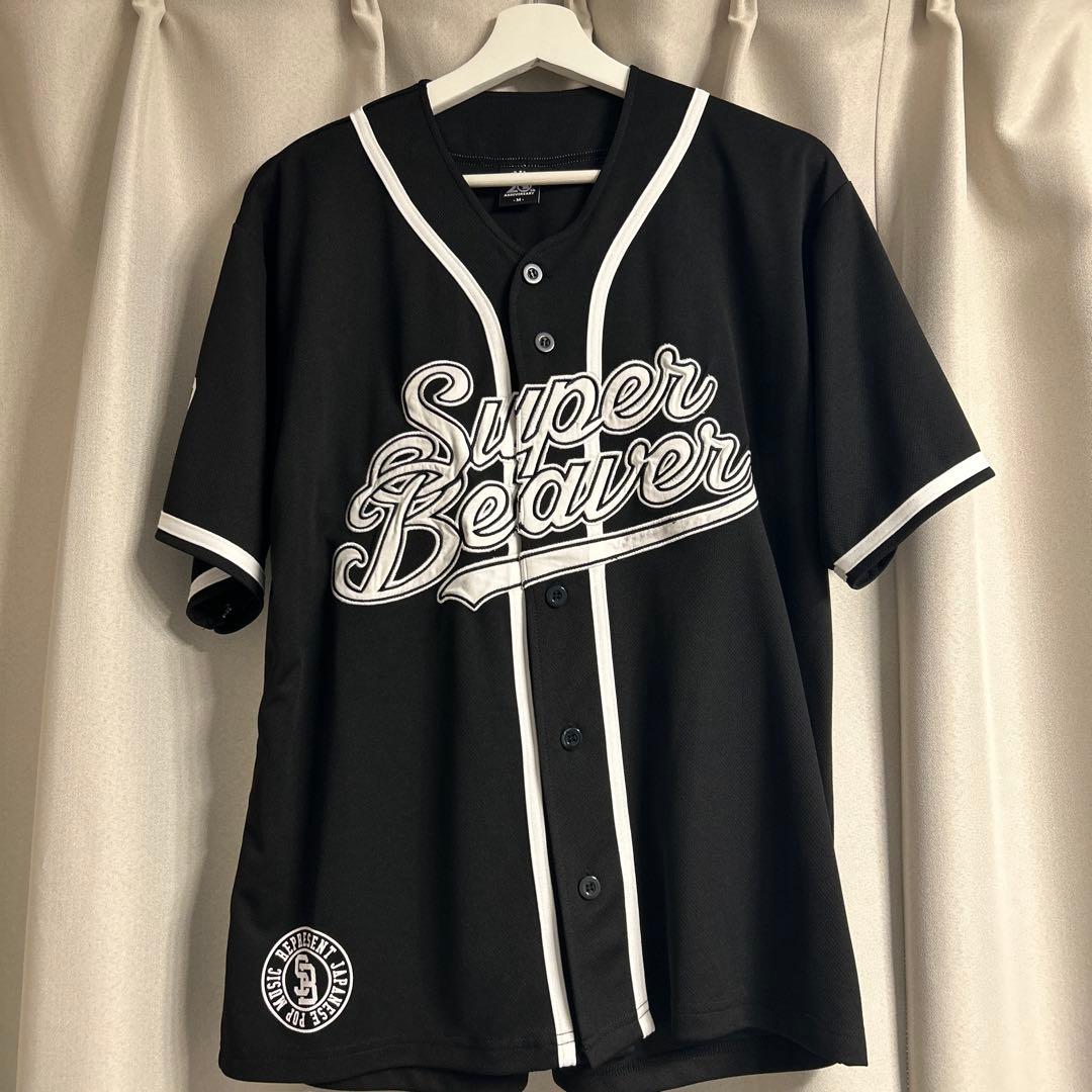 SUPER BEAVER 20th ユニホーム ブラック M ベースボールシャツ - メルカリ