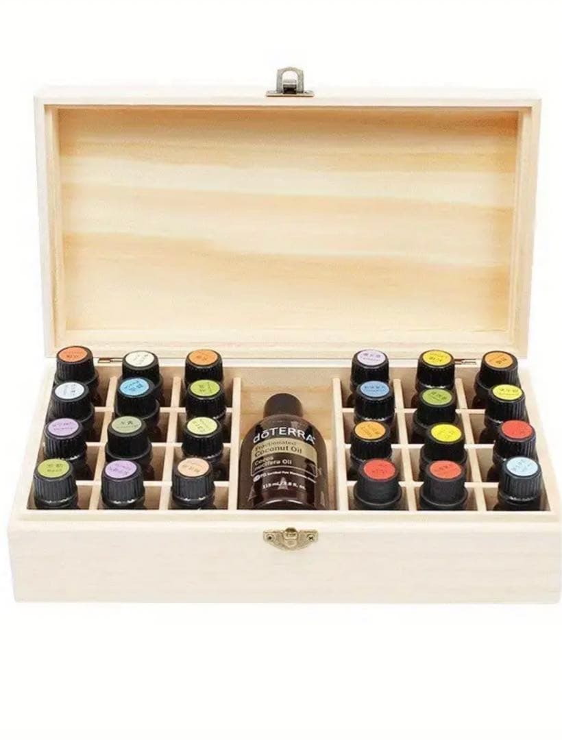 doTERRA】 木箱 ドテラ エッセンシャルオイル ウッドボックス 収納