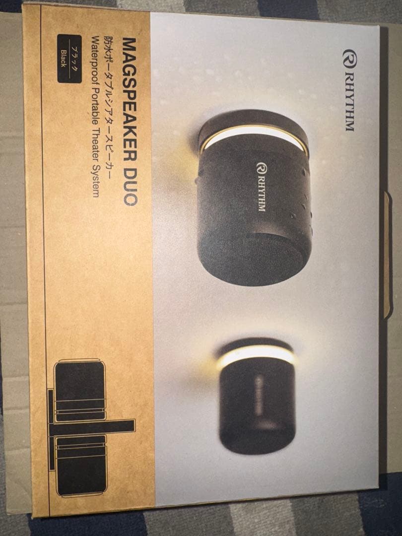 【新品未使用】MAGSPEAKERDUO ワイヤレススピーカー 9YYA30RH 楽天市場】リズム 公式 | Bluetooth ポータブル スピーカー 防塵 防水