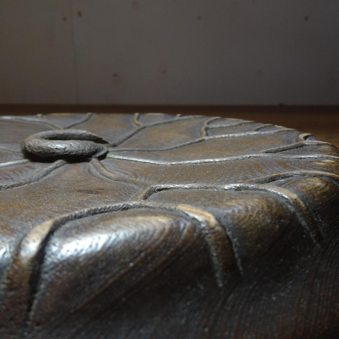 龍*ん様 お盆 くり抜き盆 菓子盆 茶道具 古民具 民藝 煎茶