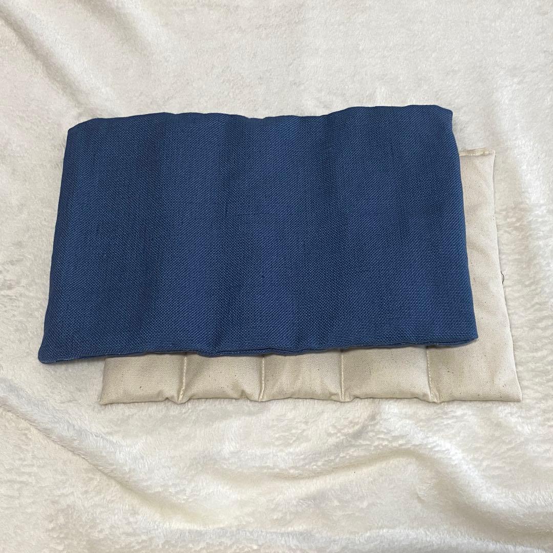 強い波動のソマチッド砂をブレンドしたパラワンサンド砂枕　(藍色)