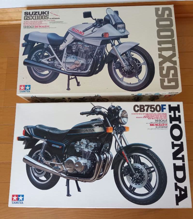 タミヤ 1/6 バイクプラモデル 2台セット - メルカリ