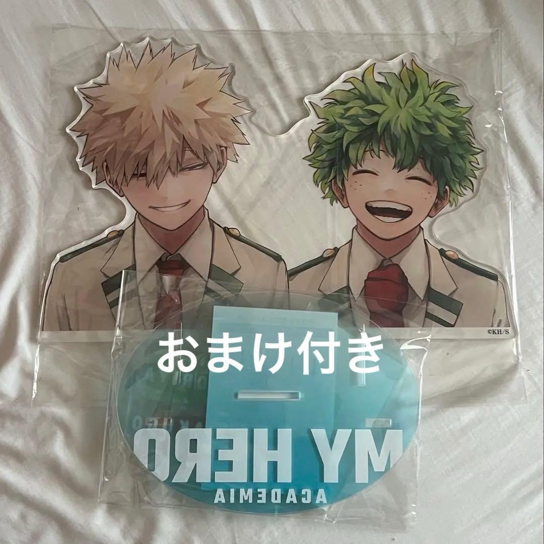 ヒロアカ アクリルGIGAフィギュア 緑谷出久と爆豪勝己 BD3