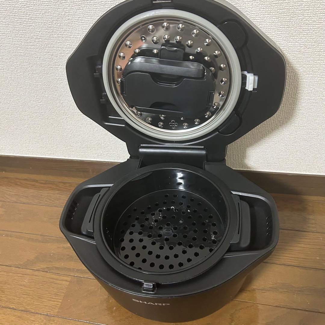 シャープ ヘルシオ ホットクック KN-HW16G-B 電気調理鍋 - メルカリ